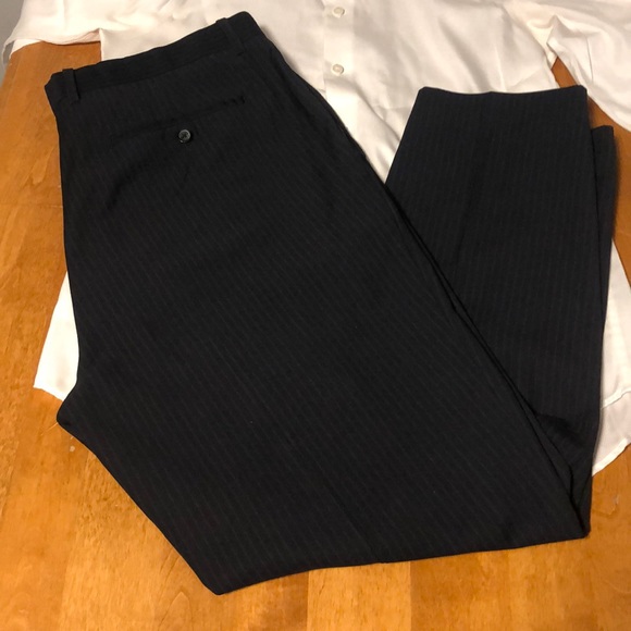 Pierre Cardin navy striped dress pants - Picture 1 of 3